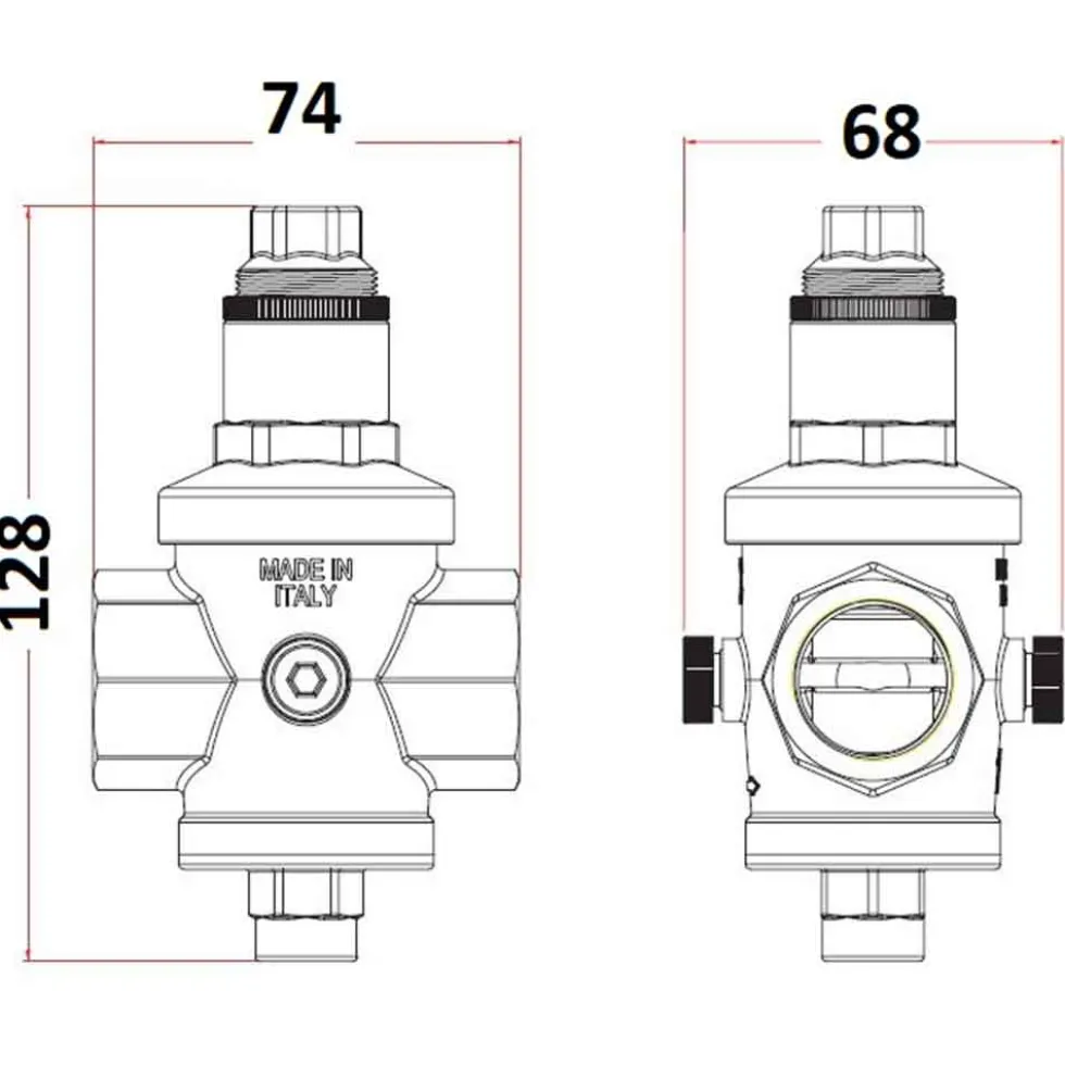 Riduttore di pressione 3/4" PN25 FARG 501.3/4