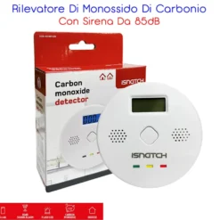 Rilevatore di monossido di carbonio con display ISNATCH
