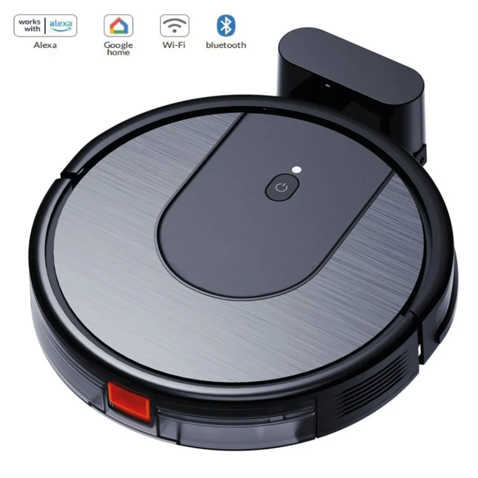 Robot aspirapolvere con funzione lava e asciuga VINCO 40180 compatibile con Alexa e Google Home