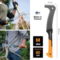 Roncola FISKARS WOODXPERT XA3 lama curva cm.50