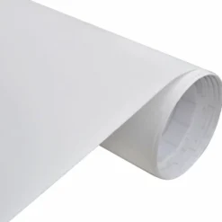Rotolo plastica adesiva pellicola plastificata ALKOOR cm.45 x 15 mt. bianco opaco