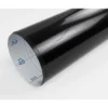 Rotolo plastica adesiva pellicola plastificata ALKOOR cm.45 x 15 mt. nero lucido