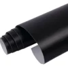 Rotolo plastica adesiva pellicola plastificata ALKOOR cm.45 x 15 mt. nero opaco