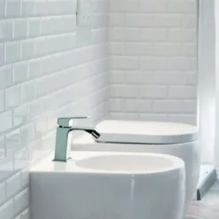 Rubinetto miscelatore bidet MAMOLI serie BLADE cromo lucido con accessori