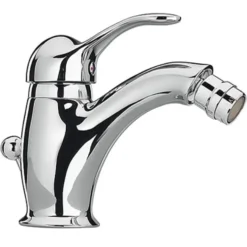 Rubinetto miscelatore bidet OIOLI serie ARCANA cromo lucido con accessori