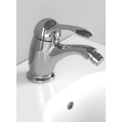 Rubinetto miscelatore bidet OIOLI serie ARCANA cromo lucido con accessori