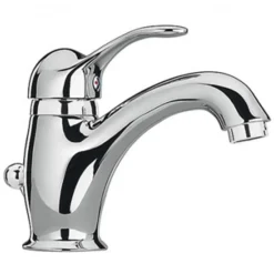 Rubinetto miscelatore lavabo lavandino OIOLI serie ARCANA cromo lucido con accessori