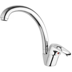 Rubinetto miscelatore lavello MAMOLI serie URUS canna alta cromo lucido