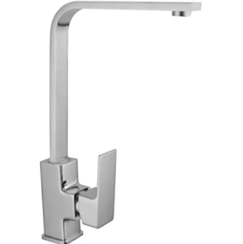 Rubinetto miscelatore lavello moderno canna alta RA mod. ELEGANT cromo lucido