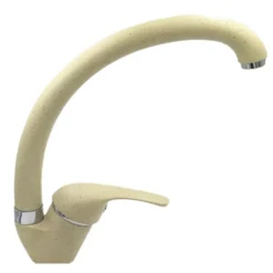Rubinetto miscelatore monocomando lavello cucina avena fragranite beige FLORENZI