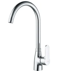 Rubinetto miscelatore monocomando lavello cucina canna alta DIANHYDRO serie PACO cromo lucido