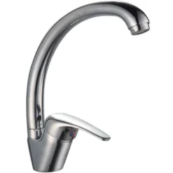 Rubinetto miscelatore monocomando lavello cucina canna alta GIUDITTA cromo lucido