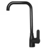 Rubinetto miscelatore monocomando lavello cucina canna quadra DIANHYDRO serie PACO nero opaco