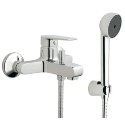 Rubinetto miscelatore monocomando vasca da bagno MAMOLI serie LOGOS c/accessori