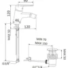 Rubinetto miscelatore monocomando bidet MARIANI mod. ESSENZA
