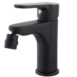 Rubinetto miscelatore monocomando bidet nero opaco DIANHYDRO serie PACO