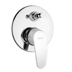 Rubinetto miscelatore monocomando incasso doccia con deviatore 2 uscite MAMOLI serie STONE/CESARE cromo