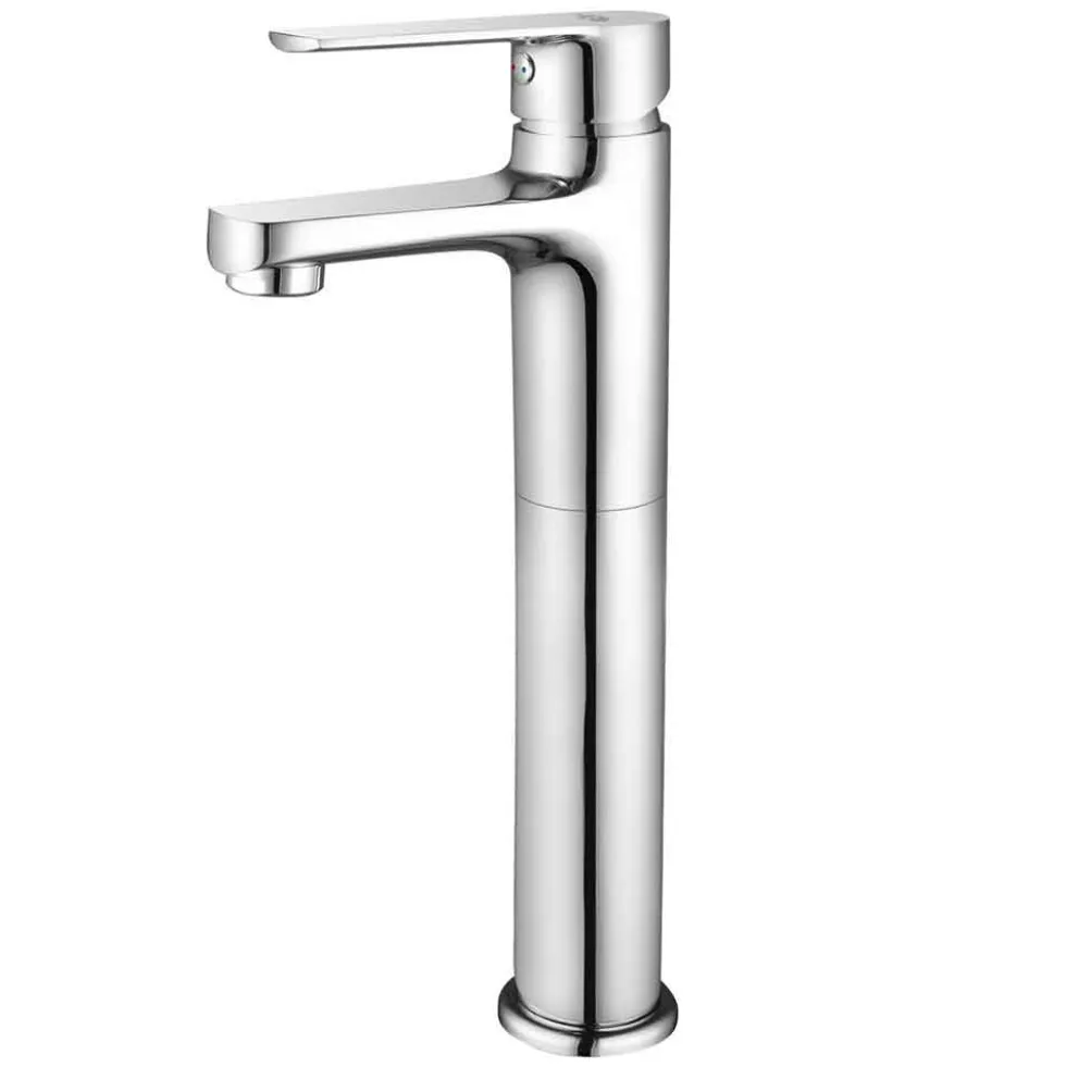 Rubinetto miscelatore monocomando lavabo bocca alta cromo lucido mod. MARGOT