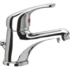 Rubinetto miscelatore monocomando lavabo CAMPANIA completo di accessori