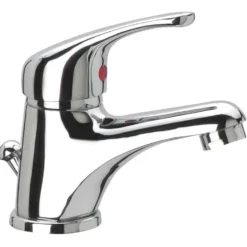 Rubinetto miscelatore monocomando lavabo CAMPANIA completo di accessori