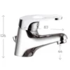 Rubinetto miscelatore monocomando lavabo MARIANI mod. EPIC 3