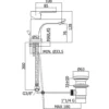 Rubinetto miscelatore monocomando lavabo PAFFONI linea BLU