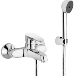 Rubinetto miscelatore per vasca da bagno MAMOLI serie SMILE cromo lucido con accessori