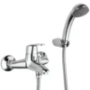 Rubinetto miscelatore per vasca da bagno MAMOLI serie STONE/CESARE cromo lucido con accessori