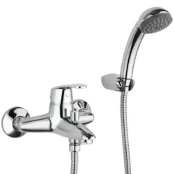 Rubinetto miscelatore per vasca da bagno MAMOLI serie STONE/CESARE cromo lucido con accessori