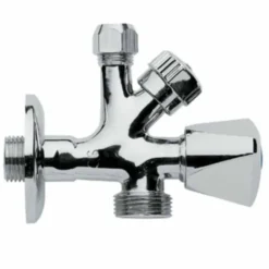 Rubinetto sottolavabo combinato con attacco lavatrice/lavastoviglie 1/2" x 3/4" Eco