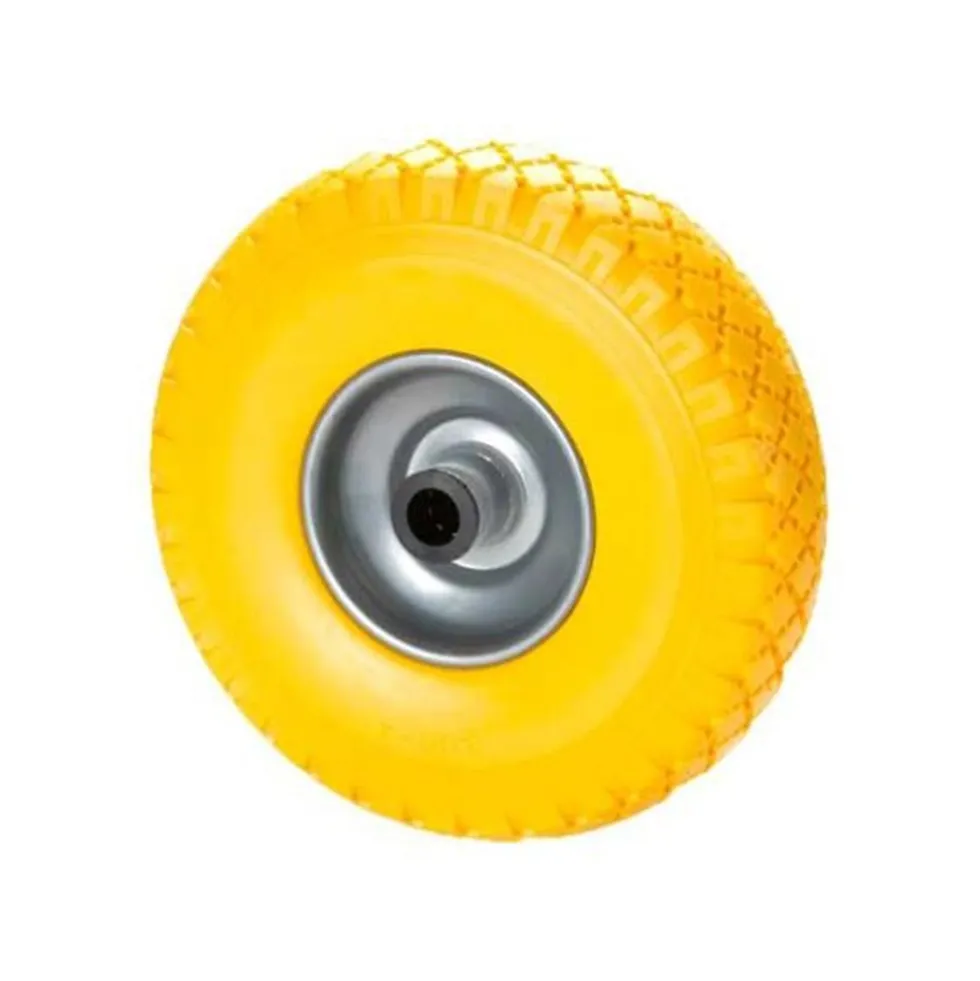 Ruota in poliuretano antiforo per carrelli mm.260 x 85 a 2 mozzi
