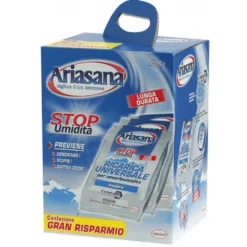 Sali assorbiumidità in cristalli ARIASANA confezione 5 ricariche da 450gr.