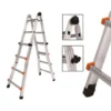 Scala telescopica in alluminio BRIXO STEP UP PIUMA 6+6 gradini h.max 6,12 mt.