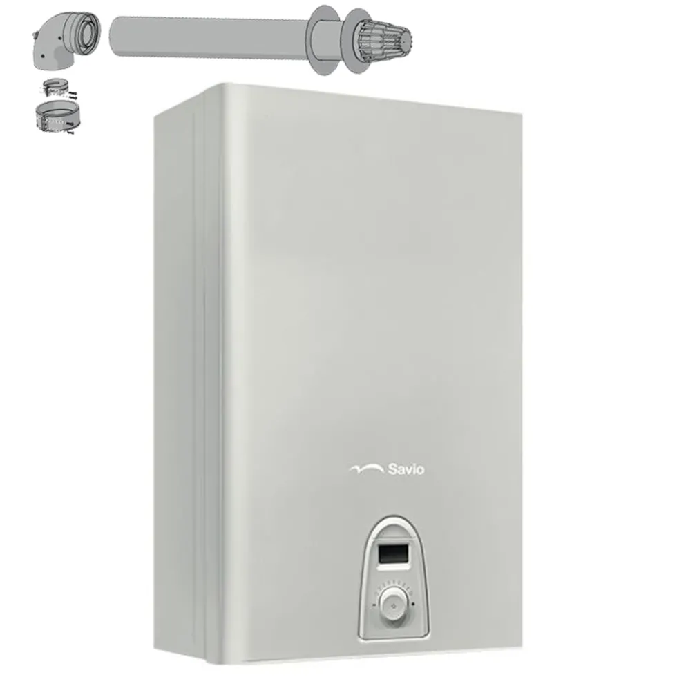 Scaldino scaldabagno scaldacqua a gas SAVIO LASER S lt.11 gas gpl camera stagna a tiraggio forzato
