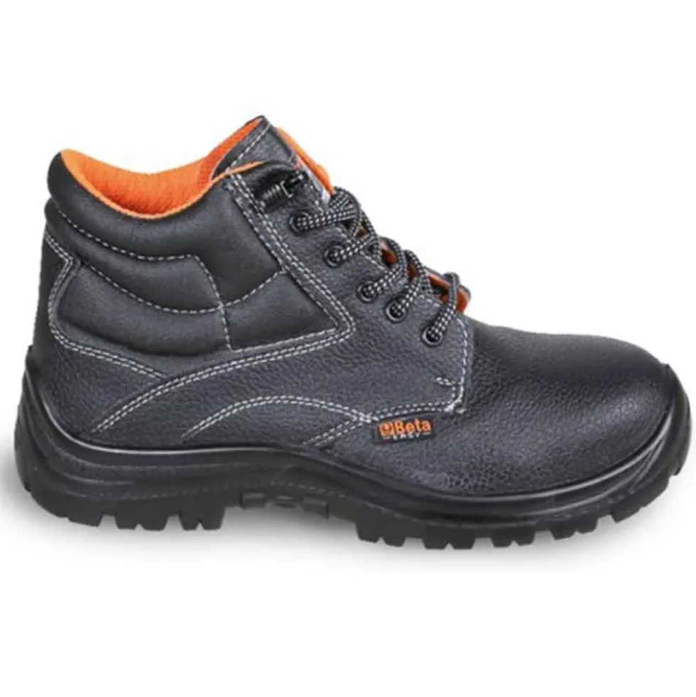 Scarpe alte antinfortunistica in pelle nera BETA 7243EN S3 RS SRC numeri dal 35 al 48
