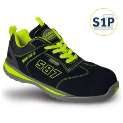 Scarpe antinfortunistiche LOGICA FORUM S1P basse scamosciate nere tg.38-46
