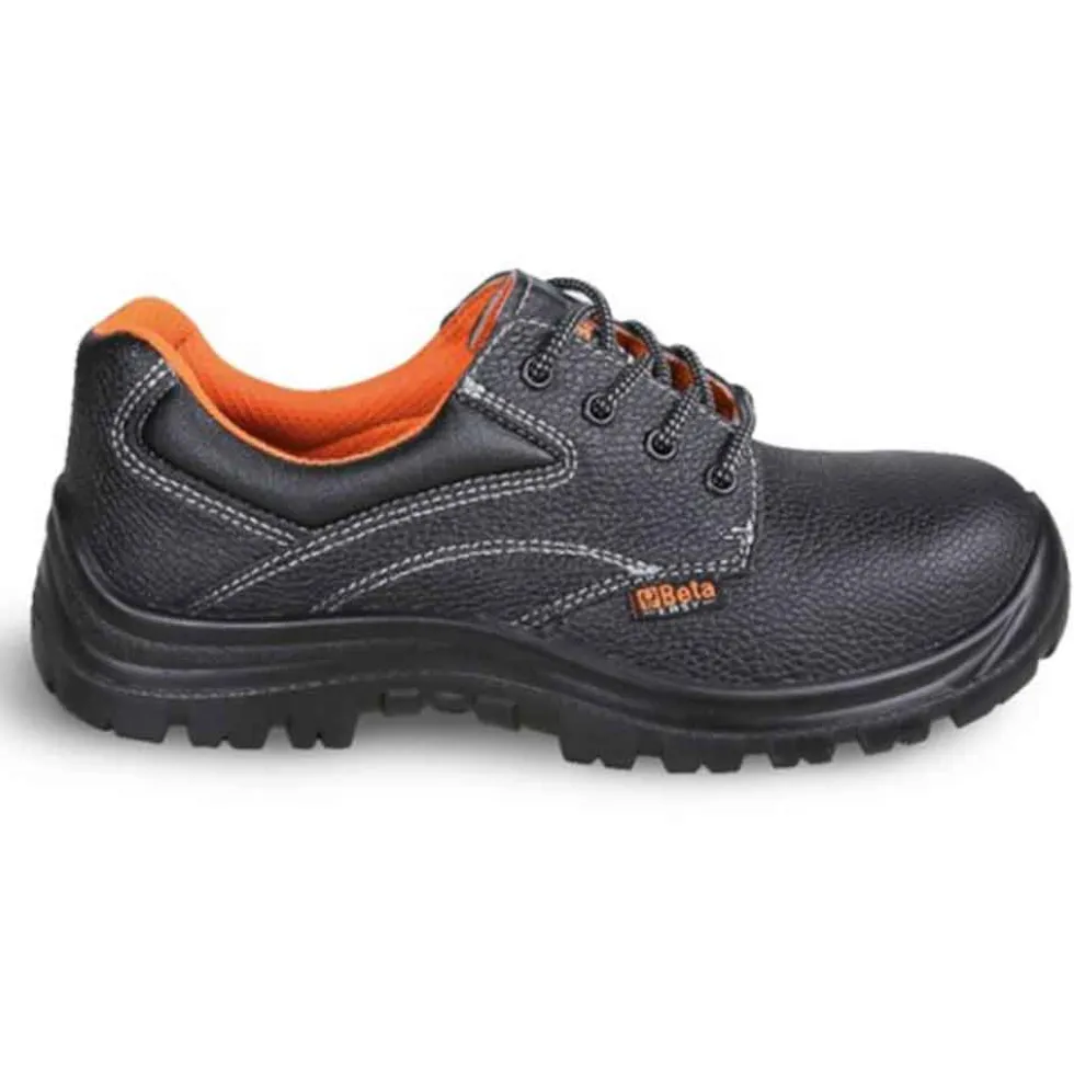 Scarpe basse antinfortunistica in pelle nera BETA 7241EN S3 SRC numeri dal 35 al 48