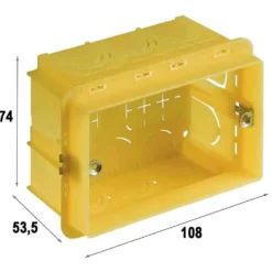 Scatola elettrica portafrutto da incasso 3 posti BTICINO 503E