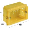 Scatola elettrica portafrutto da incasso 3 posti BTICINO 503E cf.15 pz.