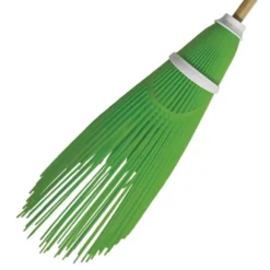 Scopa il polipropilene verde a fili per esterno cm.58