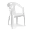 Sedia in resina PIONA bianca cm.56 x 55 x 78h