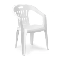 Sedia in resina PIONA bianca cm.56 x 55 x 78h