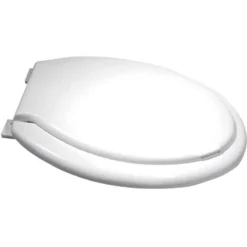 Sedile copri wc bianco universale in polipropilene resistente mod. Italia