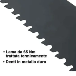 Sega manuale per siporex blocchi muratura e ghiaccio mm.550 lama 65Nm TOLSEN 31065