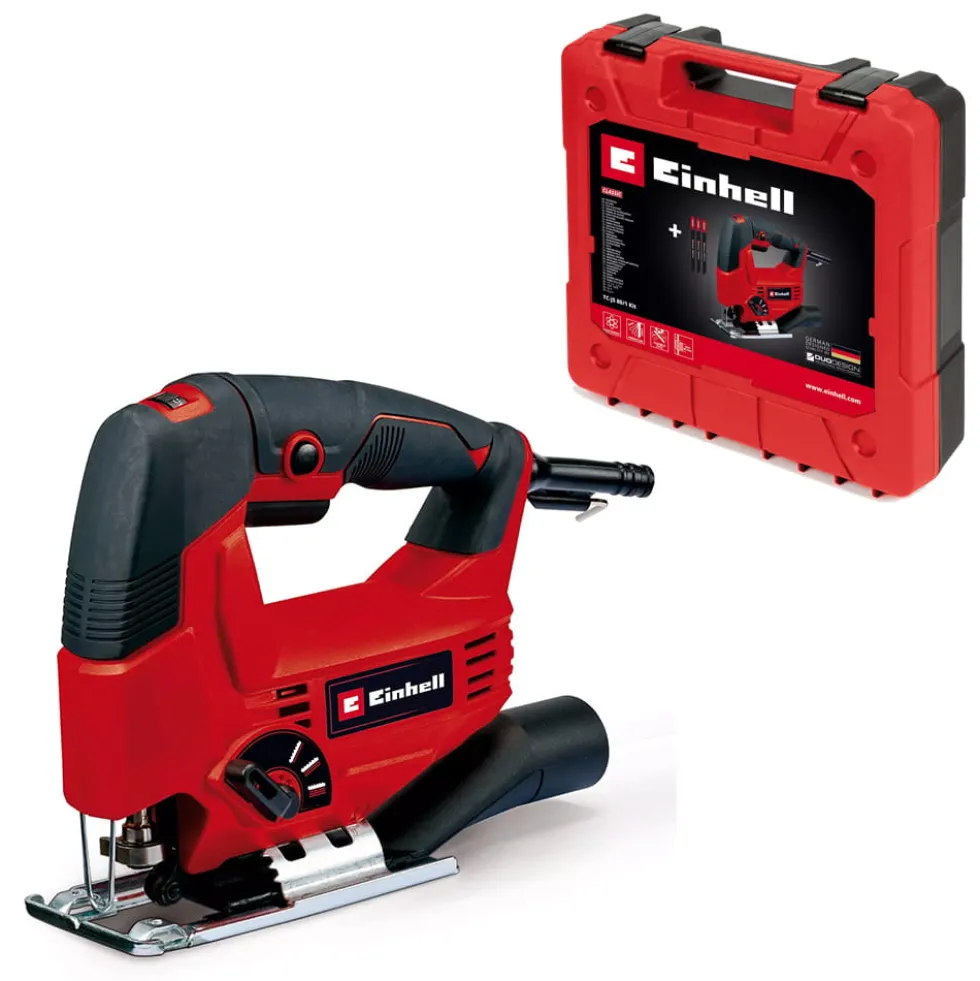 Seghetto alternativo elettrico EINHELL TC-JS 80/1 Kit 550W con valigetta
