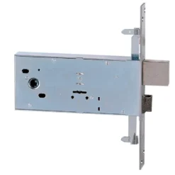 Serratura da infilare ISEO 983901 BFZ chiusura triplice con scrocco + 4 mandate entr.90 per serramenti metallici