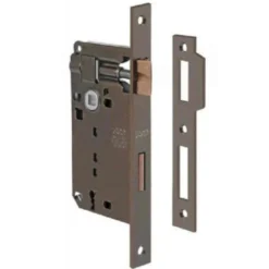 Serratura patent AGB Q.8/70 entrata 45 bordo quadro bronzata