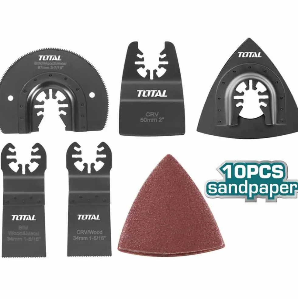 Set 15 accessori per utensile elettrico multifunzione TOTTAKTMT1502
