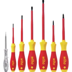 Set cacciaviti isolati VDE professionali da elettricista WIHA 00834 pz.7