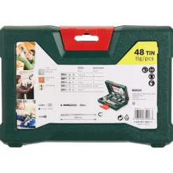 Set punte e bits per avvitatura e foratura BOSCH V-LINE 2607017303 pz.48 con custodia